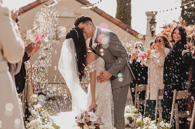 Aleeza and Jesus real wedding featured in Harumi's content portfolio 