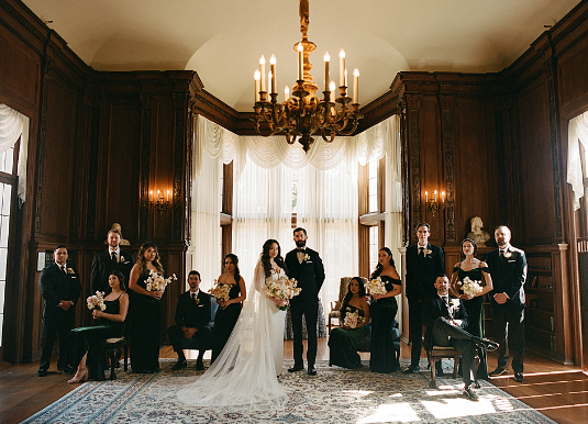 Kohl Mansion wedding featured in Harumi's wedding content portfolio