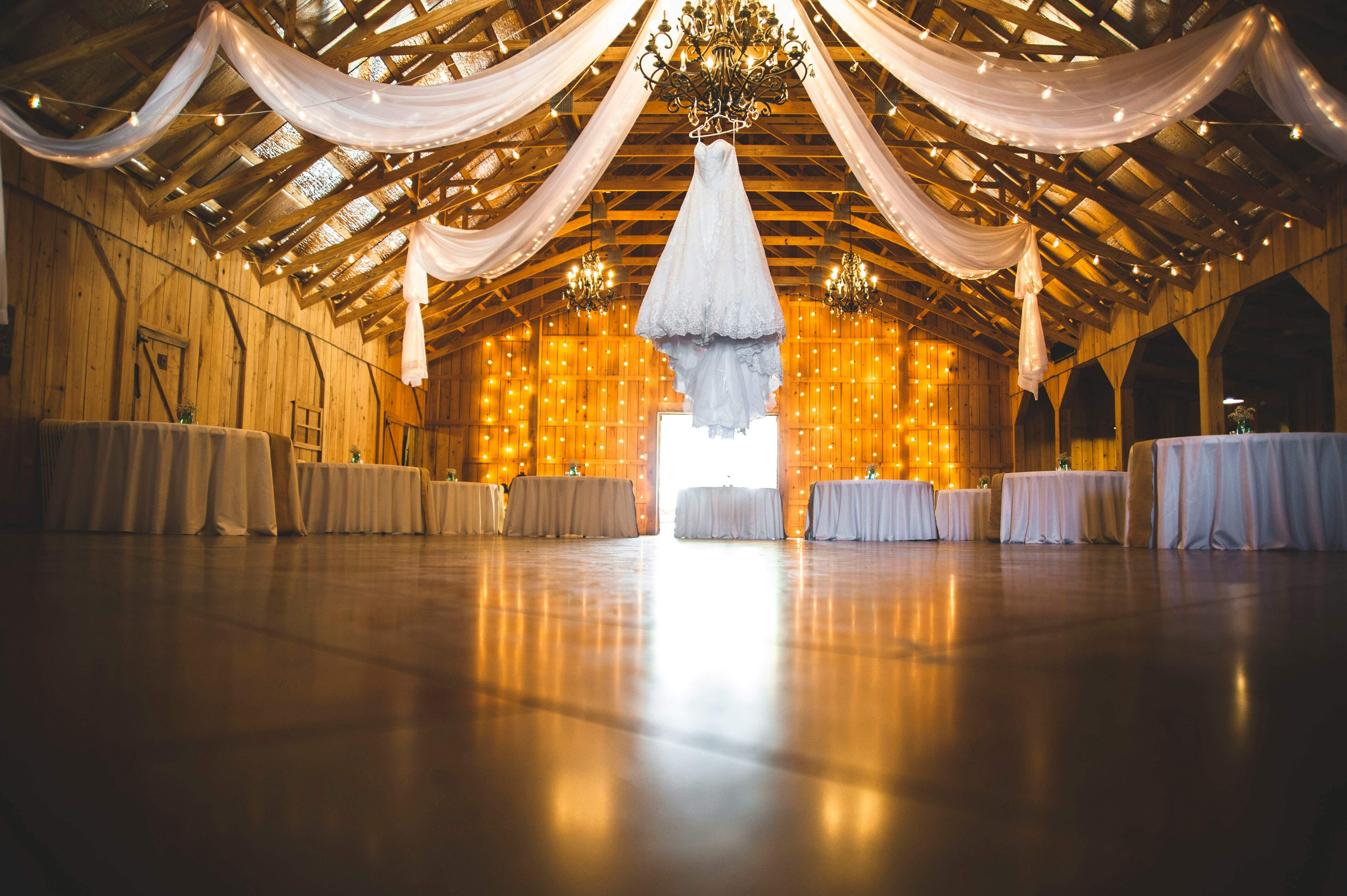 Indoor wedding venue article featured in my wedding content portfolio